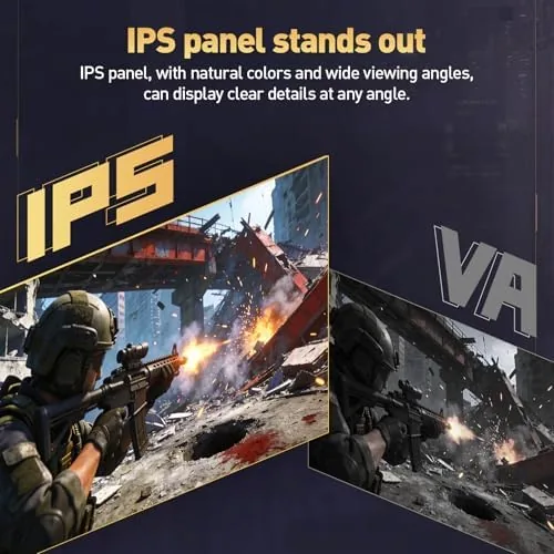 Detail shot of the KOORUI 24 Inch Gaming Monitor 144Hz Full HD 1920 x features