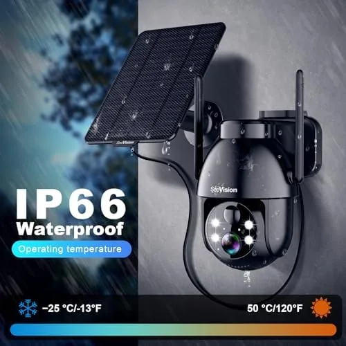 Testing the SeeVision Solar Security Cameras Wireless Outdoor, 2K PTZ WiFi 3MP over two weeks