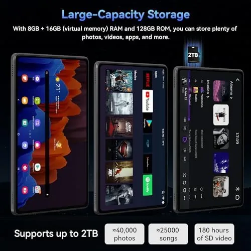 The Tablet, 11 Inch Android 16 Tablets with Keyboard Gemini AI in real use