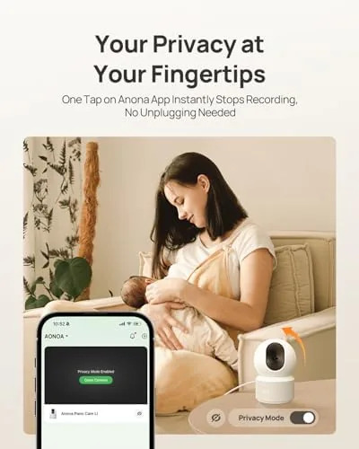 Testing the Anona 4K UHD Indoor Camera, Pet/Dog/Baby Security Camera with Phone over two weeks