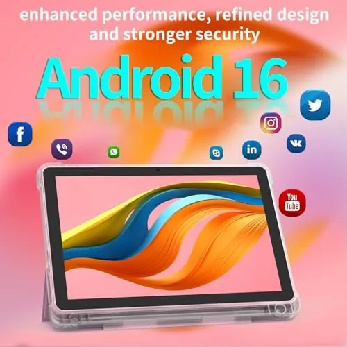 Close look at the Android 16 Tablet 10 inch Tablets, 20GB RAM 128GB ROM build quality