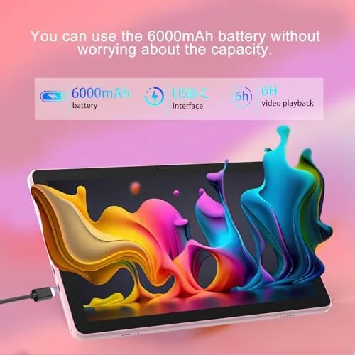 Another view of the Android 16 Tablet 10 inch Tablets, 20GB RAM 128GB ROM