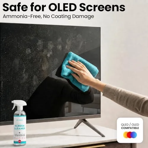 Close look at the EVEO® TV Screen Cleaner Spray (Streak-Free) TV Screen Cleaner for build quality