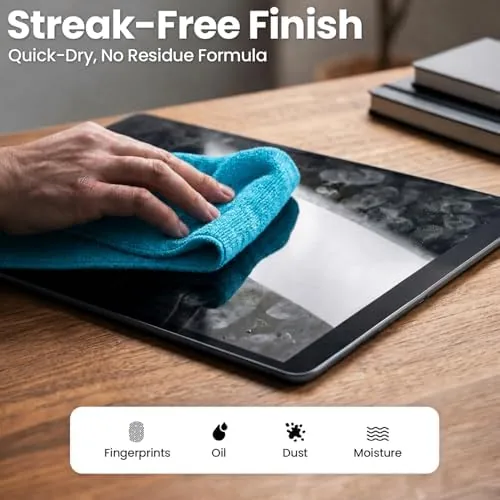 The EVEO® TV Screen Cleaner Spray (Streak-Free) TV Screen Cleaner for in real use