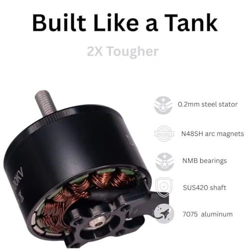 The Pro 3115-900kv Brushless Motor 4,6,8s for 8-10in Long Range Drone in real use