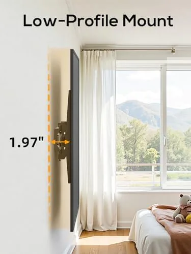 Close look at the 40 50 55 inch Tilting TV Wall Mount for 24-65 build quality