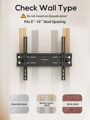 The 40 50 55 inch Tilting TV Wall Mount for 24-65 compared in context