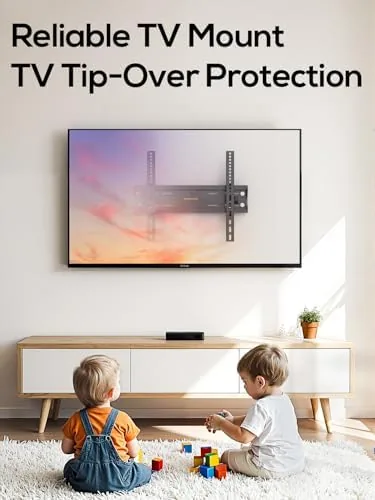Testing the 40 50 55 inch Tilting TV Wall Mount for 24-65 over two weeks