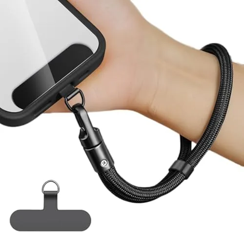 Testing the Phone Wrist Strap Lanyard,Anti-Theft Cell Phone Lanyard with Stainless Patch,Adjustable over two weeks