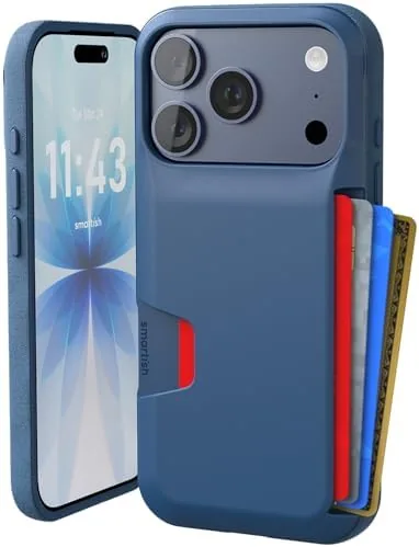 Smartish iPhone 17 Pro Wallet Case, Card Holder, Wallet Slayer Vol 1, Blue | Review: Tested and Rated