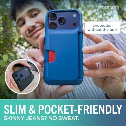 The Smartish iPhone 17 Pro Wallet Case, Card Holder, Wallet Slayer in real use
