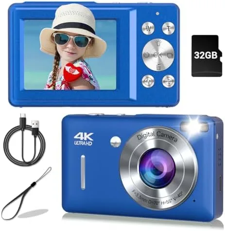 Digital Camera, 44MP Compact Camera, FHD 1080P Point and Shoot Digital Cameras with 16X Review: Tested and Rated
