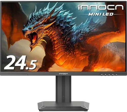 Overview of the INNOCN 24.5" 2K QHD 2560x1440P 240Hz Mini LED Gaming Monitor
