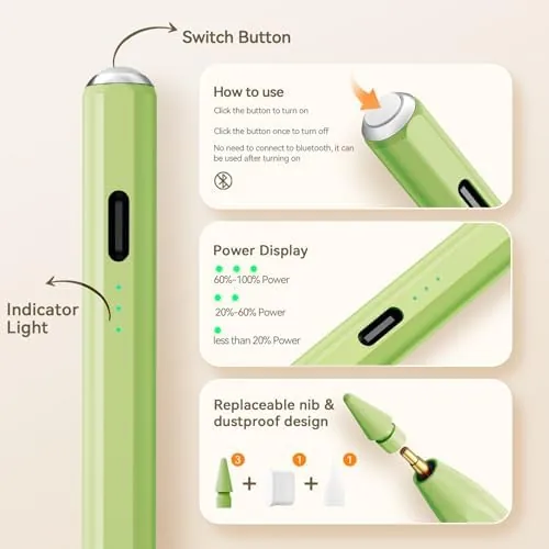 The Hastraith Stylus Pen for iPad 2018-2026,13Min Fast Charge Apple iPad compared in context