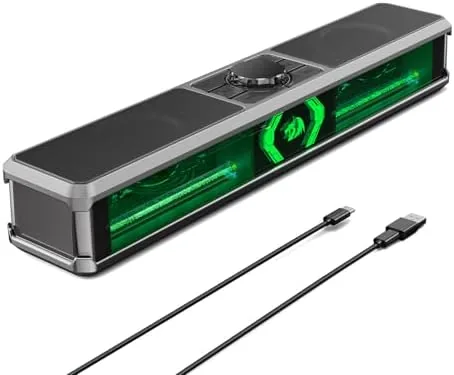 Testing the Redragon Computer Speakers, PC Speakers Stereo Desktop Sound-bar for Computer over two weeks