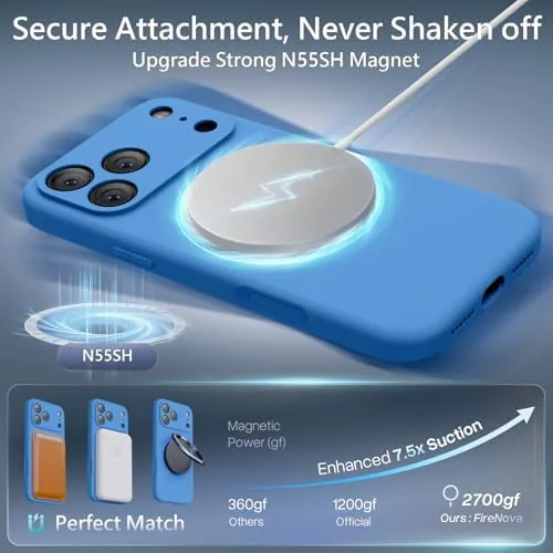Another view of the FireNova Magnetic for iPhone 17 Pro Case, 6.3", Blue |