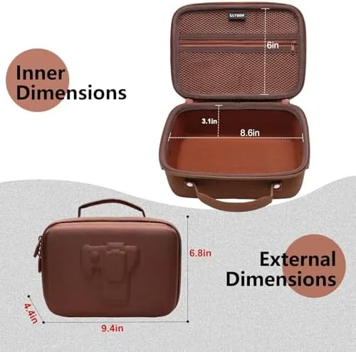 Close look at the Small Camera Case Bag for Canon EOS Rebel T7/R50//R100 DSLR build quality