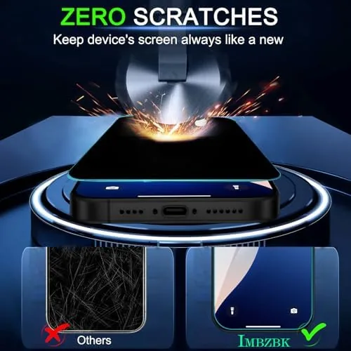 Testing the IMBZBK 3Pack Privacy Screen Protector for iPhone 17 Pro Max over two weeks