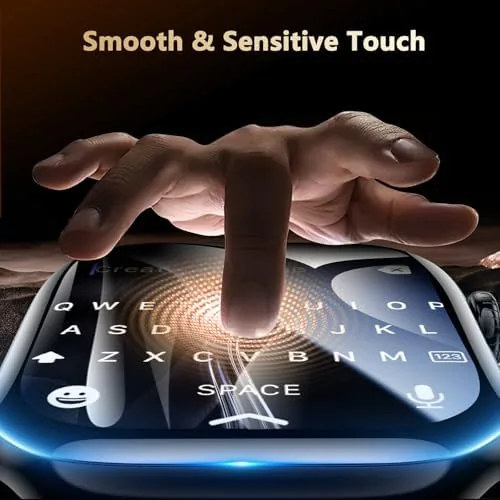 The YMHML 2 Pack Tempered Glass Screen Protector for Apple Watch compared in context