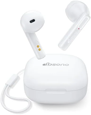 dbsono True Wireless Earbuds Bluetooth Headphones: Ultra-Lightweight White | All-Day Comfort, Waterproof,25H Playtime, TWS Review: Tested and Rated