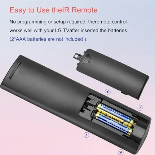 The (Pack of 2) Universal Remote for LG Smart TV Remote compared in context