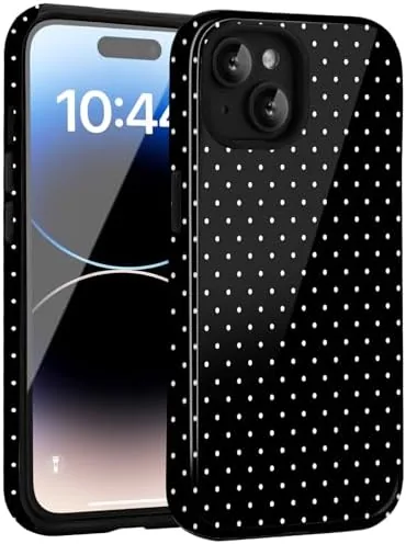 Testing the for iPhone 13/14 Cute Polka Dot Phone Case, Black | over two weeks