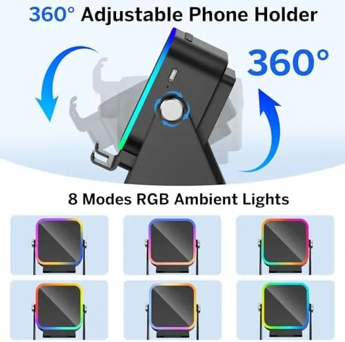 The MILOUZ Wireless Induction Speaker 5-in-1 Bluetooth Speaker with Phone Stand compared in context