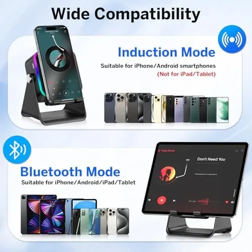 Testing the MILOUZ Wireless Induction Speaker 5-in-1 Bluetooth Speaker with Phone Stand over two weeks