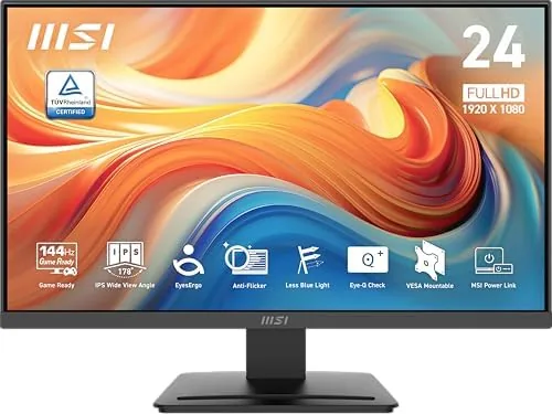 MSI PRO MP243L E14 24-Inch Monitor Review: 144Hz Speed for Work and Play
