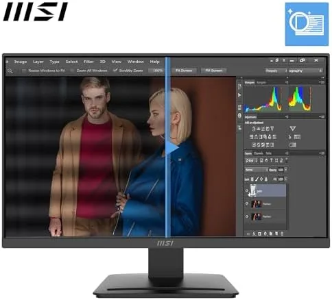 A gaming scene on the MSI monitor showing smooth motion