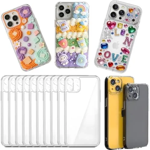 stino DIY Phone Junk Case for iPhone 13, 10 Pack Clear Cases, Crystal Transparent Review: Tested and Rated