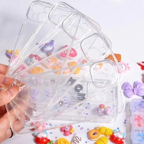 Another view of the stino DIY Phone Junk Case for iPhone 13, 10 Pack