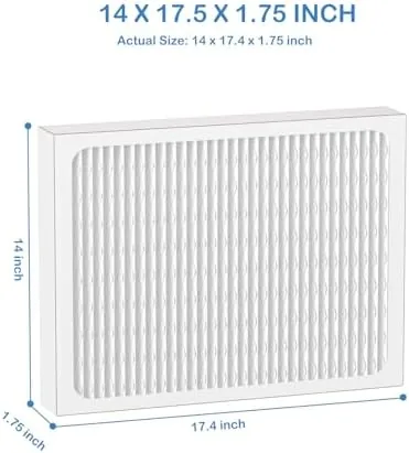 Another view of the 14 x 17.5 x1.75 MERV 13 Replacement Dehumidifier Filter Compatible