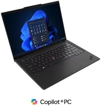 Detail shot of the Lenovo Copilot+ PC ThinkPad P14s Gen 6 Mobile Workstation with features