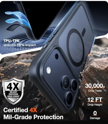 The TORRAS Stronger Magnetic & Shockproof for iPhone 17 Pro Max in real use