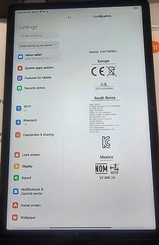 Close look at the XIAOMI Redmi Pad 2 Only WiFi (No Calls or Text) build quality