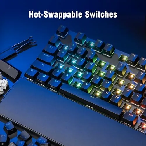 Switch being pulled from the hot swap socket with the included tool