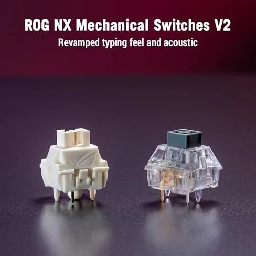 The keyboard compared beside a smaller budget mechanical board