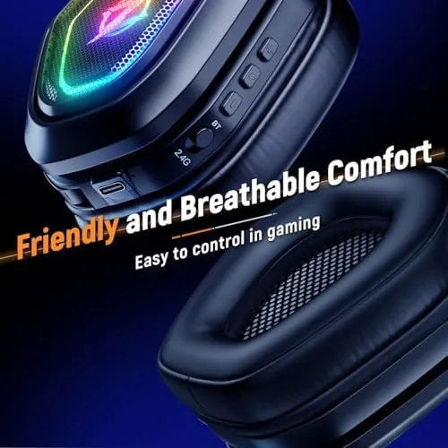 The headset connected to a PS5 console during a gaming session