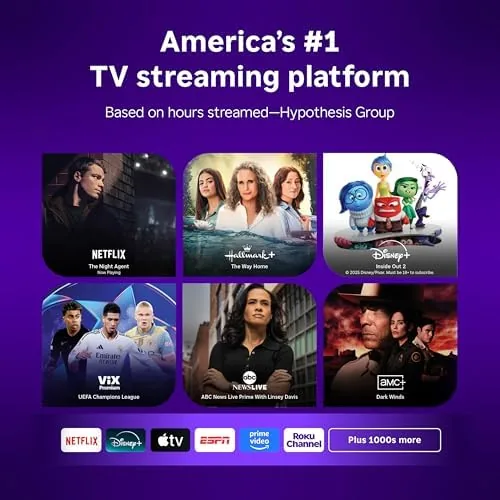 Another view of the Roku Streaming Stick Plus 4K HDR TV Streaming Device with