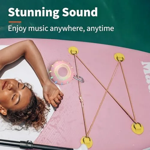 The HEYSONG Bluetooth Shower Speaker + DIY Diamond Stickers , Great compared in context