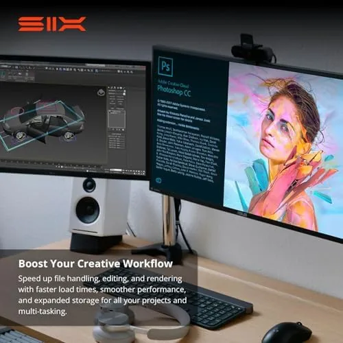 The SSD installed in a desktop motherboard m.2 slot