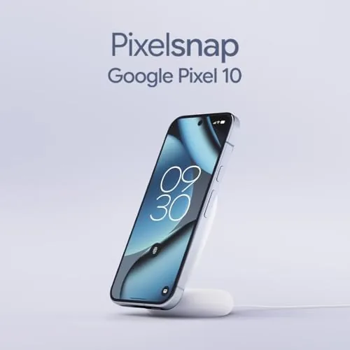 Close look at the Google Pixelsnap Charger with Stand - Fast-Charging Qi2 Wireless Charger build quality