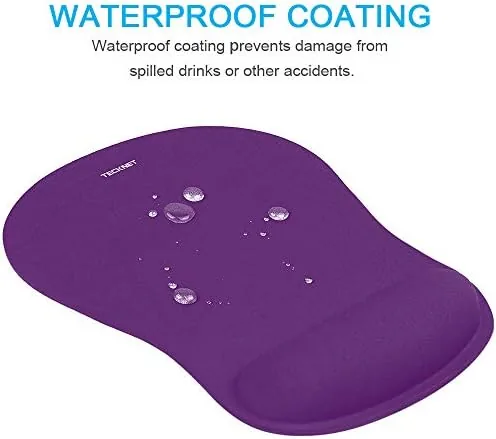 The TECKNET Ergonomic Mouse Pad with Wrist Support | Soft Memory in real use