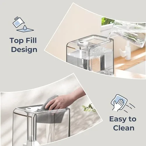 The Humidifiers for Bedroom Large Room, Top Fill 6.5L Cool Mist in real use