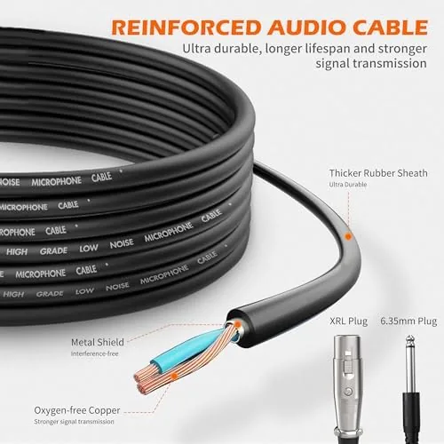 Another view of the Wired Microphone for Singing, Metal Female, ON/Off Switch, Professional Vocal