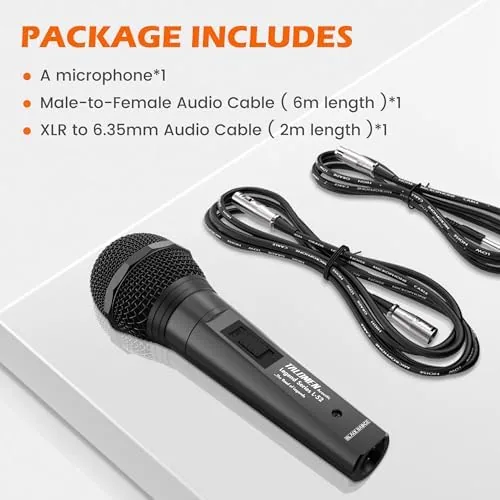 Testing the Wired Microphone for Singing, Metal Female, ON/Off Switch, Professional Vocal over two weeks