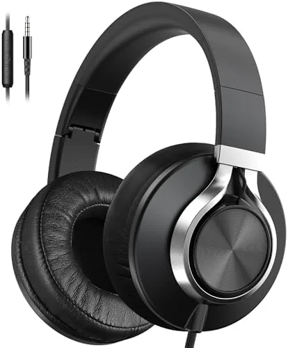 Overview of the AILIHEN C90 Wired Headphones with Mic Volume Control Noise Isolating