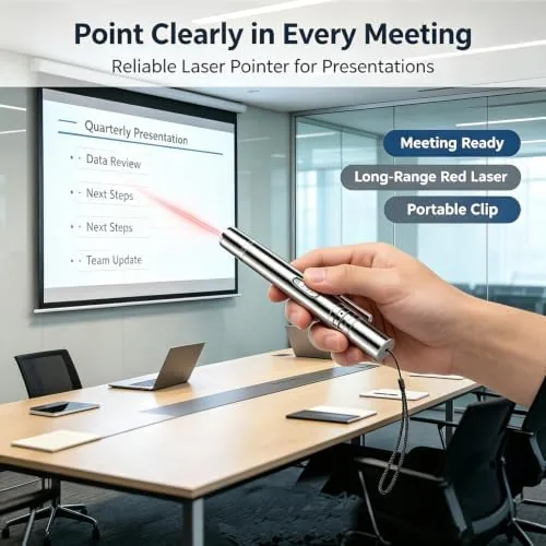 The IVVTRYI Red Laser Pointer USB-Rechargeable | for Classrooms and Meetings compared in context