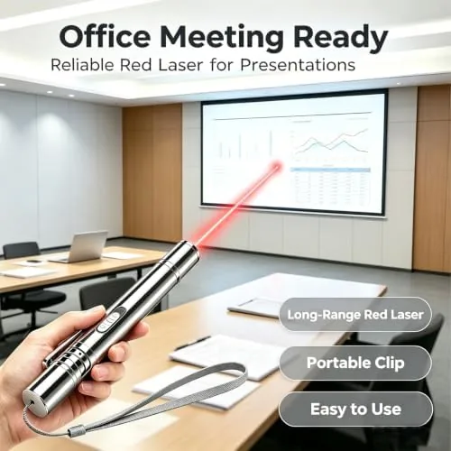 Testing the IVVTRYI Red Laser Pointer USB-Rechargeable | for Classrooms and Meetings over two weeks